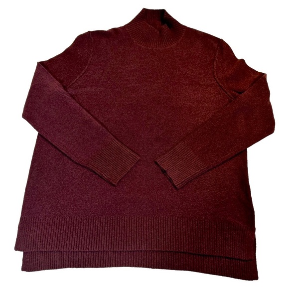Calvin Klein Jeans Turtleneck Acrylic Blend Sweater Burgundy Size XL - Picture 5 of 16